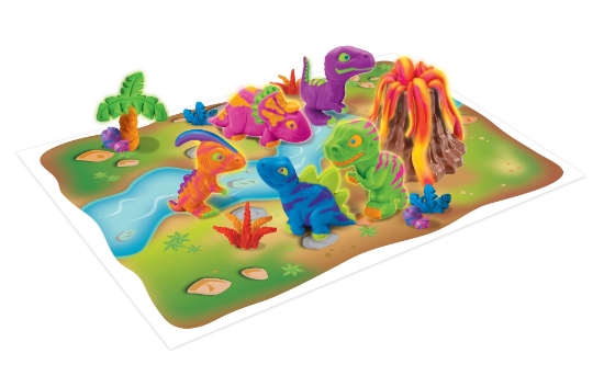 Slika Plastelin Izradi dinosaure Softee Dough 66603 CRAZART 