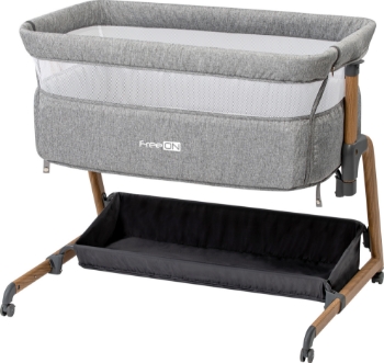 Slika Krevetić za uz krevet Bliss grey 49584 FREEON 