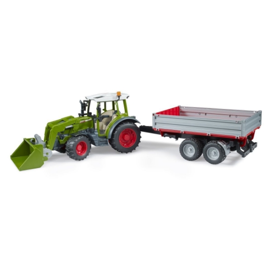 Slika Traktor Fendt Vario 211 s prednjim utovarivačem i kiper prikolicom 02182 BRUDER 