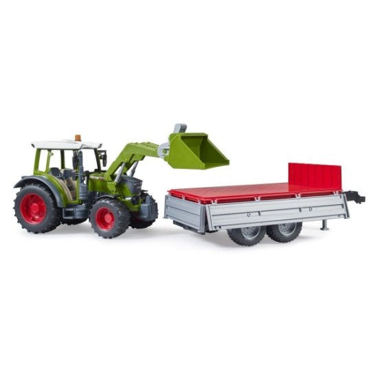 Slika Traktor Fendt Vario 211 s prednjim utovarivačem i kiper prikolicom 02182 BRUDER 