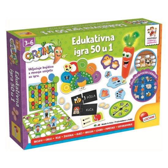 Slika Edukativna igra 50u1 HR105861 LISCIANI 