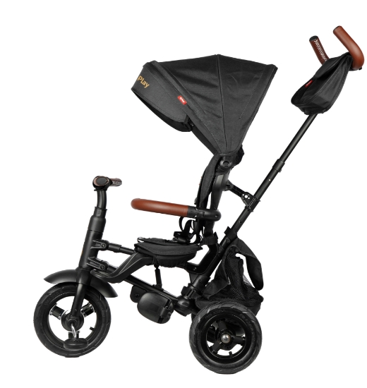 Slika Tricikl Rito deluxe, crni S380-17 QPLAY