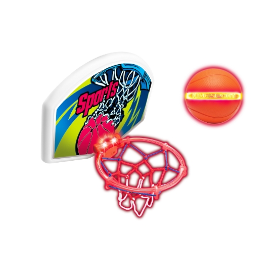 Slika Set mini koš sa svjetlom PU1901 KINGSPORT 
