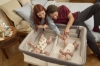 Slika Krevetić za uz krevet Next2Me Twins magnet grey 7077680 CHICCO 