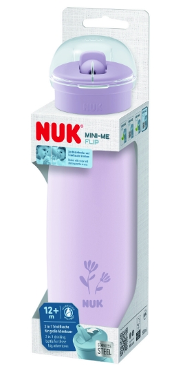 Slika Čašica Mini-Me Flip nehrđajući čelik 12m+, 500 ml multicolor kom 10255691 NUK 