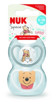 Slika Duda varalica - silikon Space Winnie the Pooh 6-18m kom 10176256 NUK 
