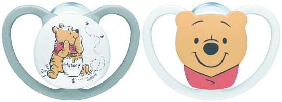 Slika Duda varalica - silikon Space Winnie the Pooh 6-18m kom 10176256 NUK 