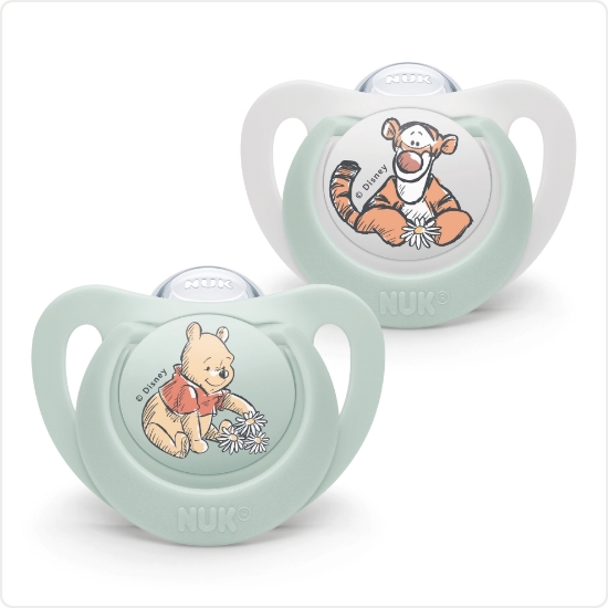 Slika Duda varalica - silikon Star Winnie the Pooh 0-6 m 10730890 NUK 