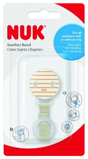 Slika Vezica za dudu sa silikonskim obručem multicolor kom 10256511 NUK 