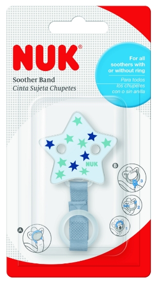 Slika Vezica za dudu sa silikonskim obručem multicolor kom 10256511 NUK 