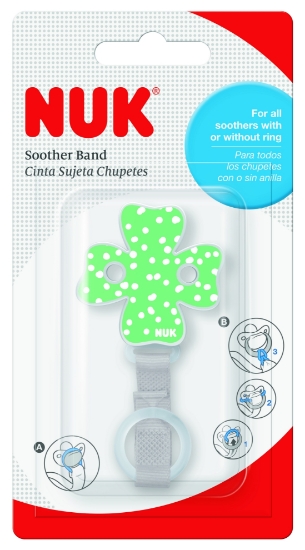 Slika Vezica za dudu sa silikonskim obručem multicolor kom 10256511 NUK 