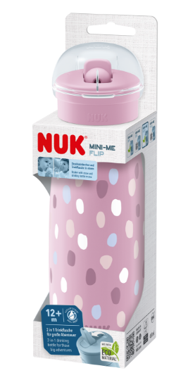 Slika Čašica Mini-Me Flip plastična 12m+, 450 ml multicolor kom 10255690 NUK 