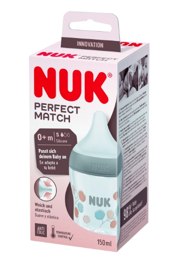 Slika Plastična bočica Perfect Match 0m+,150ml multicolor 10215013 NUK 