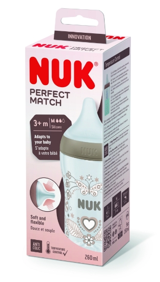 Slika Plastična bočica Perfect Match 3m+, 260ml multicolor 10216013 NUK 