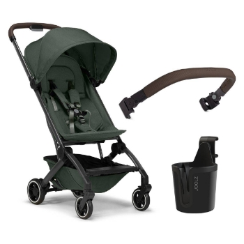 Slika Kišobran kolica Aer+ komplet prednja prečka i držač za bočicu forest zelena 310480 JOOLZ 