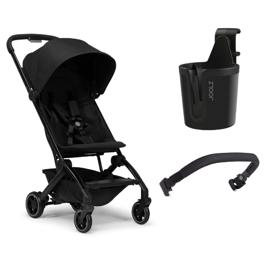 Slika Kišobran kolica Aer+ komplet prednja prečka i držač za bočicu space black 310484 JOOLZ 