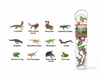 Prikažite detalje za Set mini životinja, gmazova i vodozemaca A1194 COLLECTA  Slika Set mini životinja, gmazova i vodozemaca A1194 COLLECTA