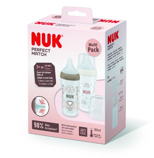 Slika Set bočica Perfect Match 2kom multicolor kom 10225309 NUK 