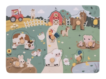 Slika Drvena zvučna umetaljka farma 85079 FREE 2 PLAY 