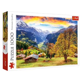 Slika Puzzle 1000 kom, Alpsko selo 10775 TREFL 