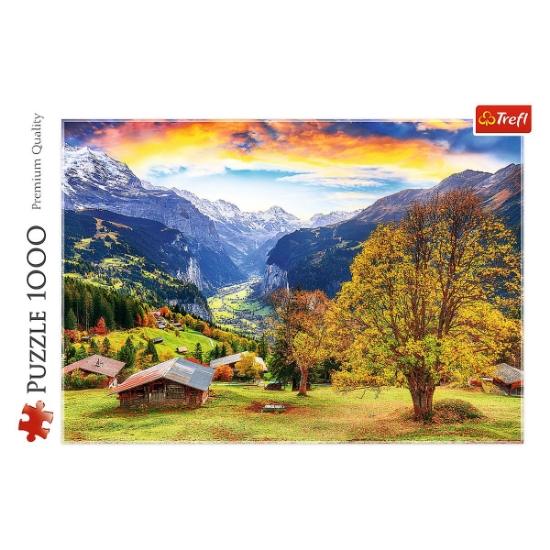 Slika Puzzle 1000 kom, Alpsko selo 10775 TREFL 