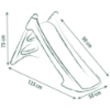 Slika Tobogan XS zeleni, spust 90 cm 125 x 50 x 75 cm 820629 SMOBY 