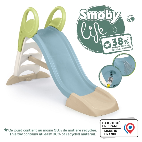 Slika Tobogan GM s vodom srednji, plavi, 159 x 69 x 100 cm 820509 SMOBY 
