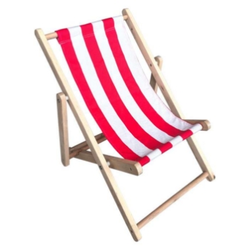 Slika Dječja drvena ležaljka za plažu crvena 2019YZ01 CHINA PLAITED 
