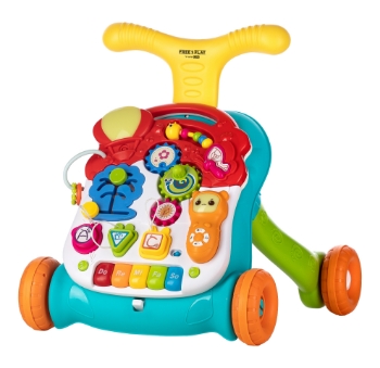Slika Hodalica i interaktivni stol Walk&amp;Play 2u1, multicolor 85994 FREE 2 PLAY 