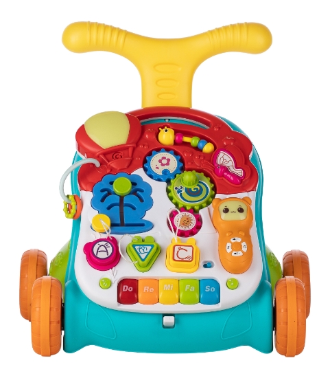 Slika Hodalica i interaktivni stol Walk&amp;Play 2u1, multicolor 85994 FREE 2 PLAY 