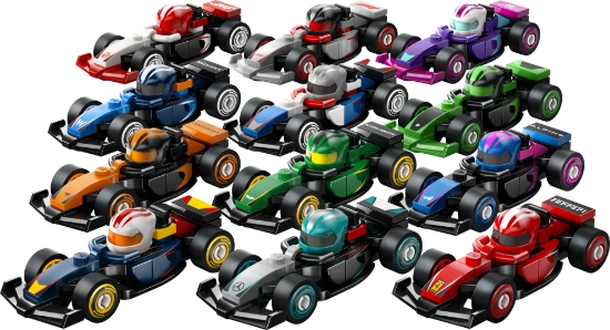Slika LEGO® MINIFIGURES 71049 Kolekcionarski trkaći auti za F1®