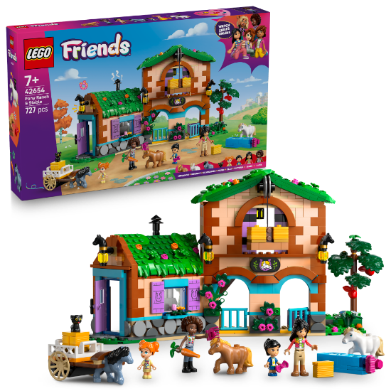 Slika LEGO® FRIENDS 42654 Ranč i staja za ponije
