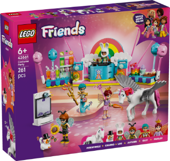 Slika LEGO® FRIENDS 42661 Zabava pod maskama s jednorogom i vilom