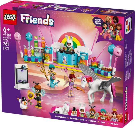 Slika LEGO® FRIENDS 42661 Zabava pod maskama s jednorogom i vilom