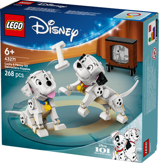 Slika LEGO® DISNEY CLASSIC 43271 Psići Lucky i Penny iz 101 dalmatinca