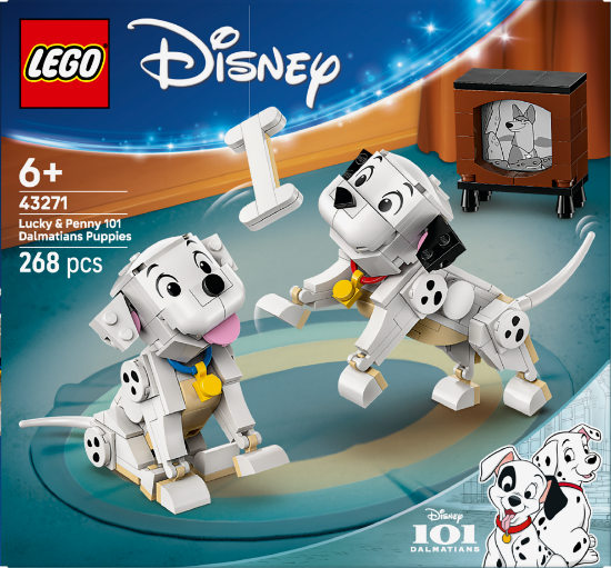 Slika LEGO® DISNEY CLASSIC 43271 Psići Lucky i Penny iz 101 dalmatinca