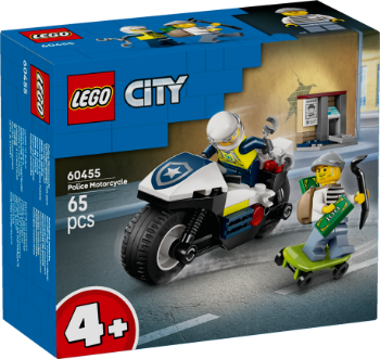 Slika LEGO® CITY 60455 Potjera na policijskom motociklu