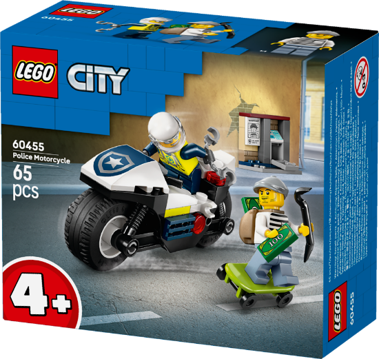Slika LEGO® CITY 60455 Potjera na policijskom motociklu