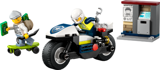 Slika LEGO® CITY 60455 Potjera na policijskom motociklu