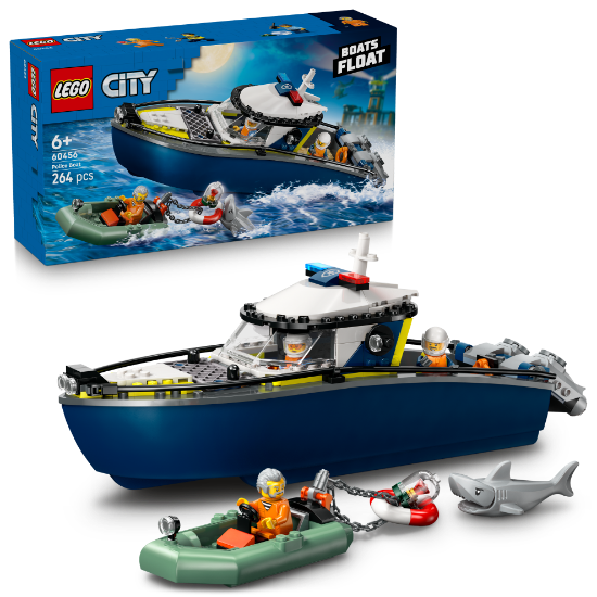 Slika LEGO® CITY 60456 Potjera u policijskom čamcu
