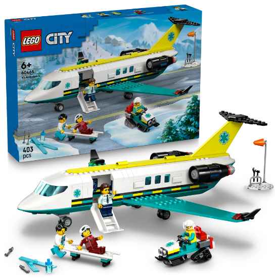 Slika LEGO® CITY 60465 Avion zračne hitne pomoći