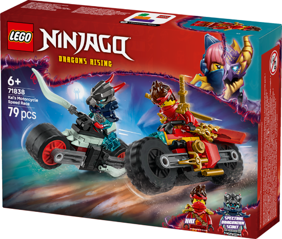 Slika LEGO® NINJAGO® 71838 Kai u brzoj potjeri na motociklu