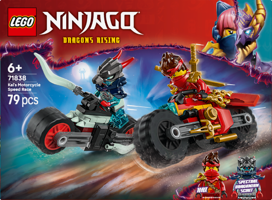 Slika LEGO® NINJAGO® 71838 Kai u brzoj potjeri na motociklu