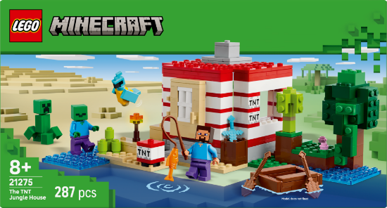 Slika LEGO® MINECRAFT® 21275 Kuća TNT u džungli