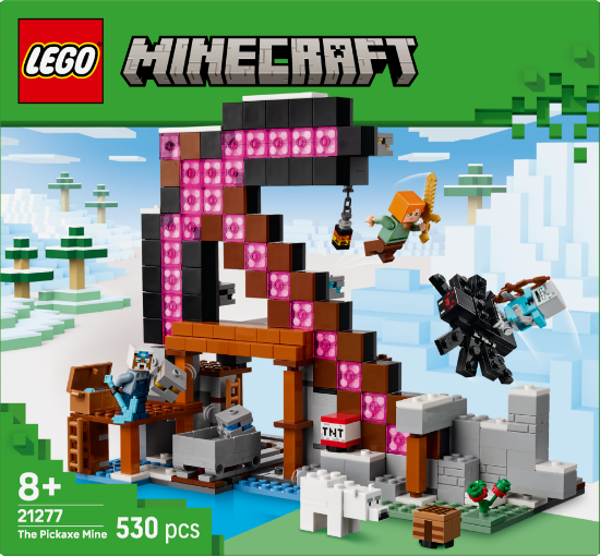 Slika LEGO® MINECRAFT® 21277 Rudnik s pijukom