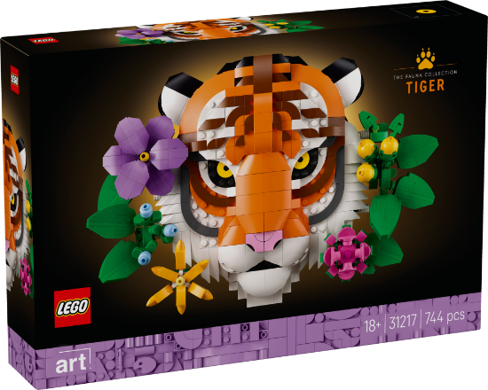 Slika LEGO® ART 31217 Životinjska kolekcija: Tigar