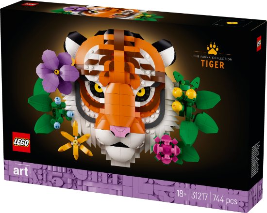 Slika LEGO® ART 31217 Životinjska kolekcija: Tigar