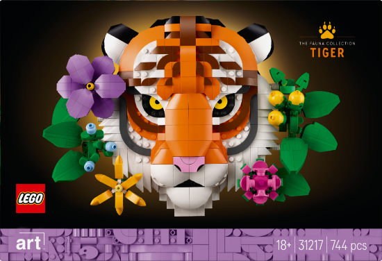 Slika LEGO® ART 31217 Životinjska kolekcija: Tigar