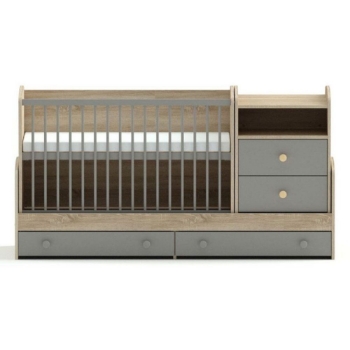 Slika Colette krevet 5u1, Sivi Faktum 