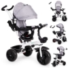 Slika Tricikl s okretnim sjedalom 360 s bijelom konstukcijom, siva Ecotoys 